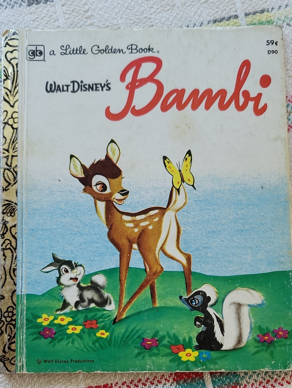 Walt Disney's Bambi Little Golden Book - Brown